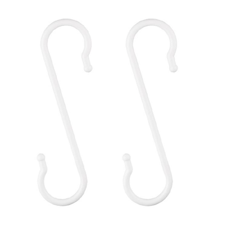 Schadensfreisetzende S-Haken Kunststoff Klebe Wandhaken Kein Bohren erforderlich Aufhänger für Praktische Aufbewahrungsorganisation