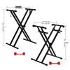 Jundingying Double Tube X-Type Piano Stand