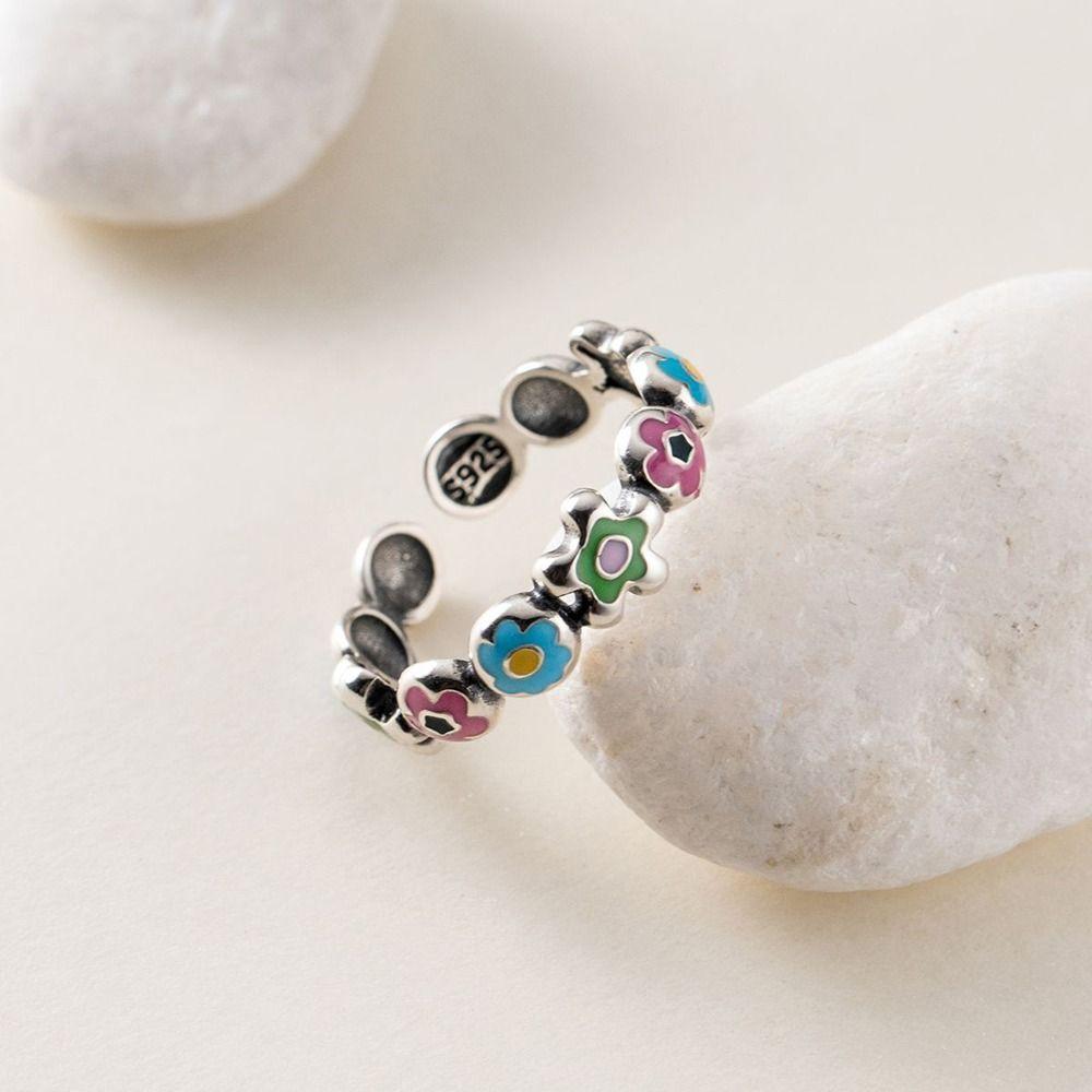 Boucles d'oreilles à clous huile dégoulinante Boucles d'oreilles pour fille Boucles d'oreilles créoles pour femme Boucles d'oreilles style coréen Bague d'ouverture
