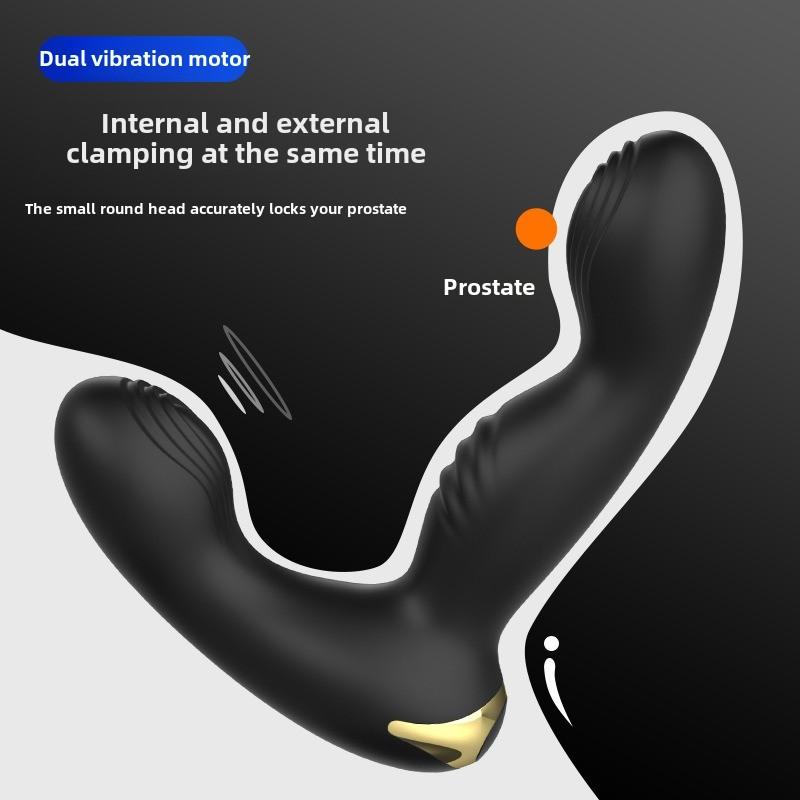 Remote Control Vibrating Prostate Massager Rear Anal Plug Male Masturbator Sex Products