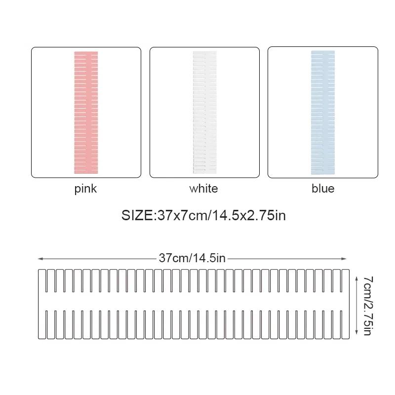 4/8 Stück Verstellbare Schubladeneinteiler Trennwand Langlebige Aufbewahrung Kosmetik Socken Unterwäsche Schublade Kleiderorganizer Schränke