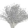50Pcs Plastic Pearls String Flower Branch For Handmade Florals Arrangements And Holiday Craft Florals Picks