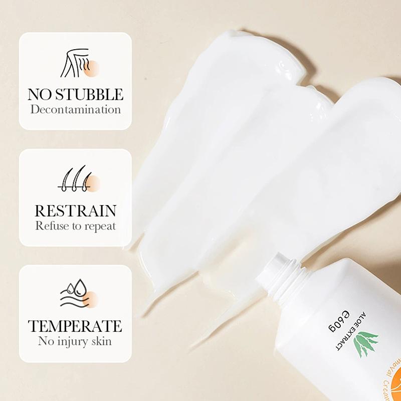 Bioaoua Hair Removal Cream Permanent Epilator Cream Intimate Areas Health Painless Hair Remover Growth Inhibitor For Woman Men