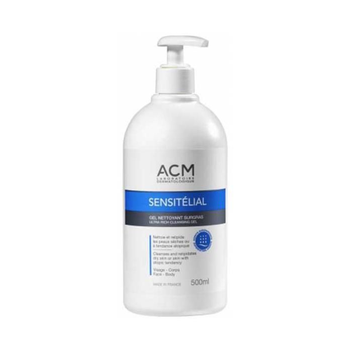 ACM Sensitélial Gel Nettoyant Surgras 500ml