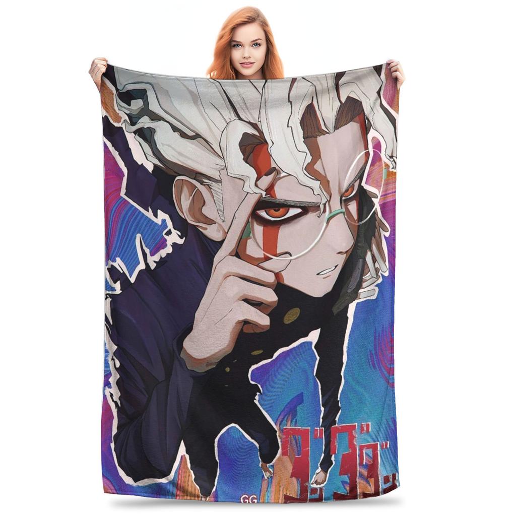 Cartoon Manga Dandadan Action Comedy Creative Blanket Fleece Sofa Throw Blanket for Couch Bedding Travel Throws Bedspread Quilt