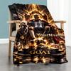 Messi 82 Customize Text Blanket Throw Customizable Blanket Ultra-Soft Throw For Office Chair Livingroom Couch Living Room All-Season Use