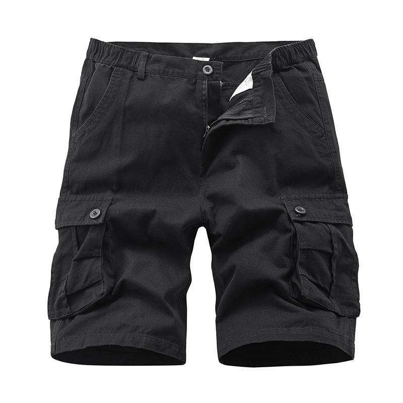 Men's Summer Camo Cargo Shorts Teenagers Casual Knee Pants Trendy Oversized Loose Outdoor Streetwear Breathable Fashion Short Trousers Daily Wear