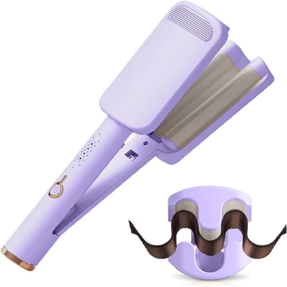 Rotating Deep Wave Hair Curler 4 Temperature Adjustable Large Curling Iron  Salon