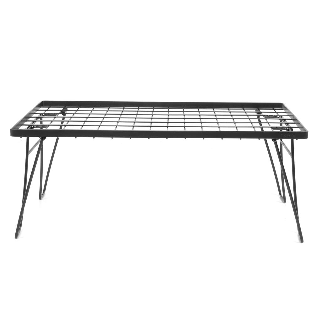 Camping Mini Foldable BBQ Table Portable Outdoor Barbecue Grill Draining Rack Accessories