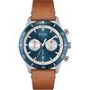 Santiago Blue Brown Leather Men's Quartz Watch 1513860