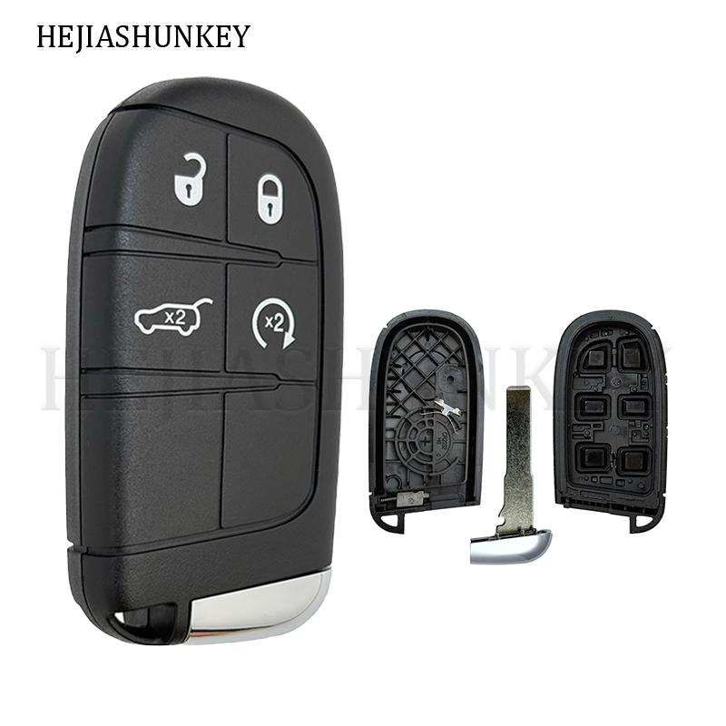 Sip22 Blade 2/3/4/5 Button Smart Replacement Remote Key Shell Case For Jeep Grand Cherokee Dodge Charger Chrysler 300 Ram 1500