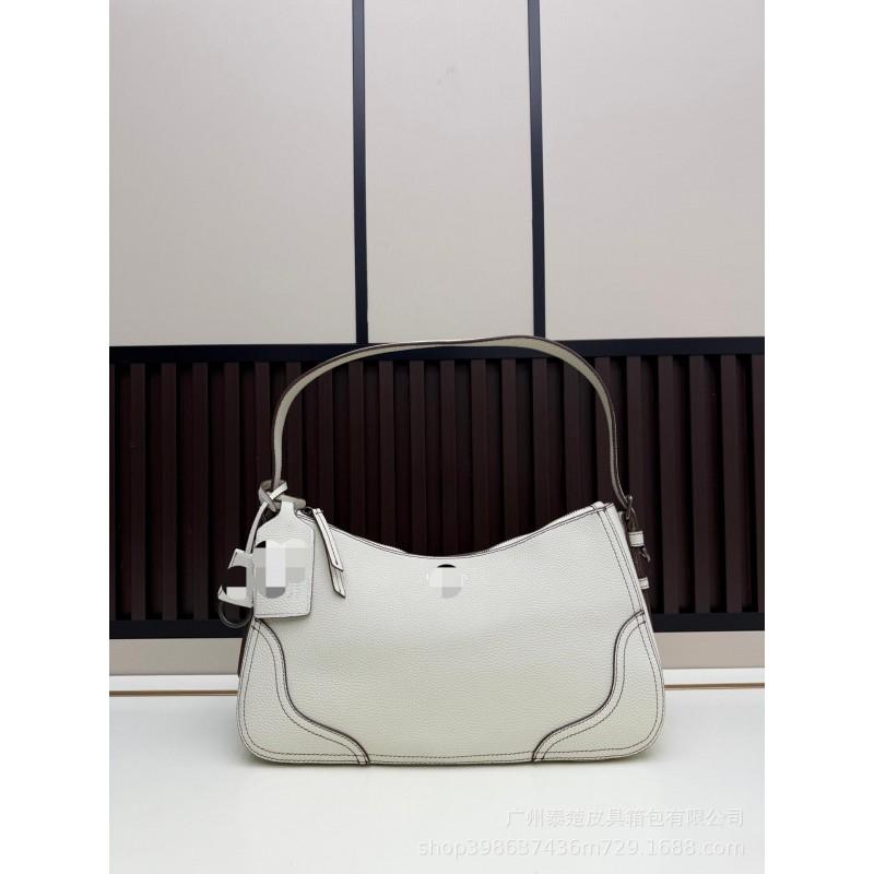 P Home Genuine Leather Underarm Bag Women's Head Layer Cowhide Single Shoulder Crossbody Versatile Fashion Hobo