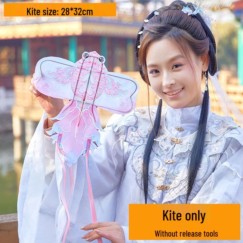 2026 Small Sand Swallow Bamboo Kite with Fishing Rod - Dance Costume Decoration Props for Kids