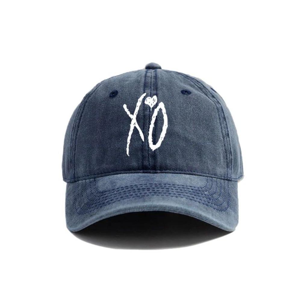 2025  XO The Weeknd Baseball Cap Distressed Hats Cap Unisex Retro Outdoor Summer Adjustable Dad Hat  Fashion