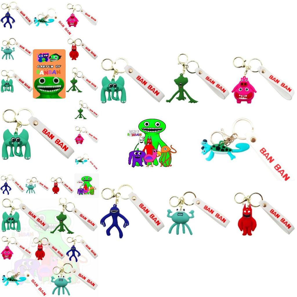 Banban Garden Keychain Cute Pvc Plush Hanging Decoration For Kindergarten