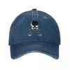Dito Scheletrico Teschio Divertente Uomini Donne Berretto da Baseball Cappelli Lavati Usurati Cappello Vintage per Esterno Corsa Golf Copricapo