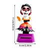 Skull Bobble Head for Car Bobbing Heads Dashboard Skull Ornament Automatic Exquisite Desktop Decorative Figurines for Adults