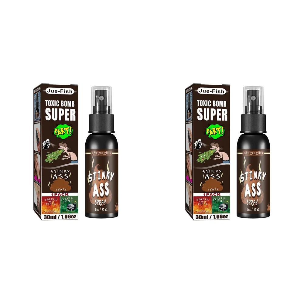 1-5pcs 30ml Fart spray Halloween Props Non Toxic Spoof Odor Stinky Terrible Smell Spray Party Supplies Halloween Toys