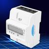 Walfront Třífázový čtyřvodičový digitální elektroměr KWh, 50Hz 3 x 20(80A), LCD displej, elektroměr na DIN lištu