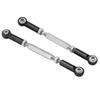 2Pcs Steering Rear Suspension Arm Tie Rod Steering Shaft Tie Rod for JLB 1Celsius10 Racing Truck