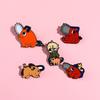 Creative Cartoon Chainsaw Anime Alloy Brooch Stylish Metal Badge For Clothing Accessories