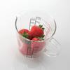 HARIO Messbecher Weit Hitzebeständiges Glas mit Griff Multi 500ml Hergestellt in Japan CMJW-500