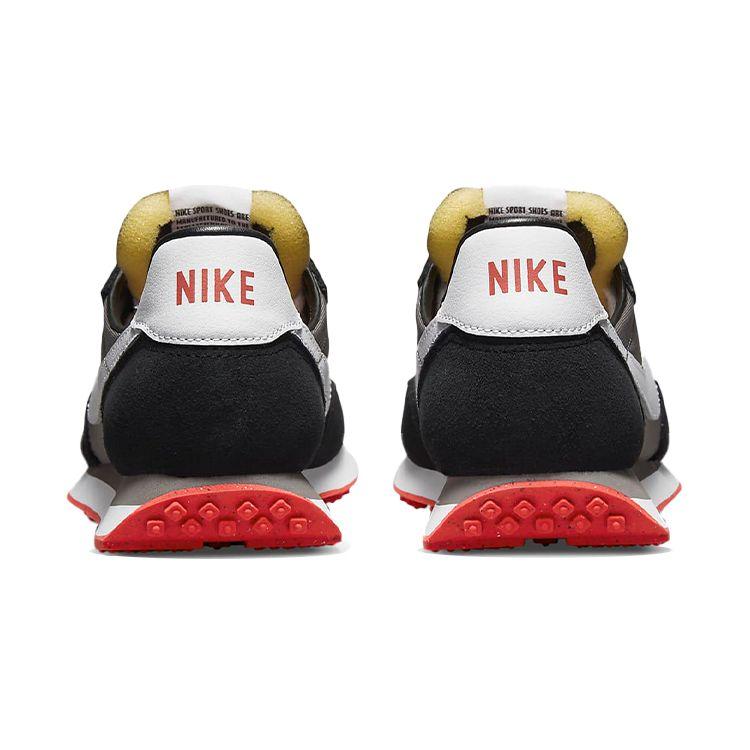 Nike Waffle Trainer 2 GS Flat Pewter Siren Red Dětské tenisky Šedá Černá Bílá DC6477-005