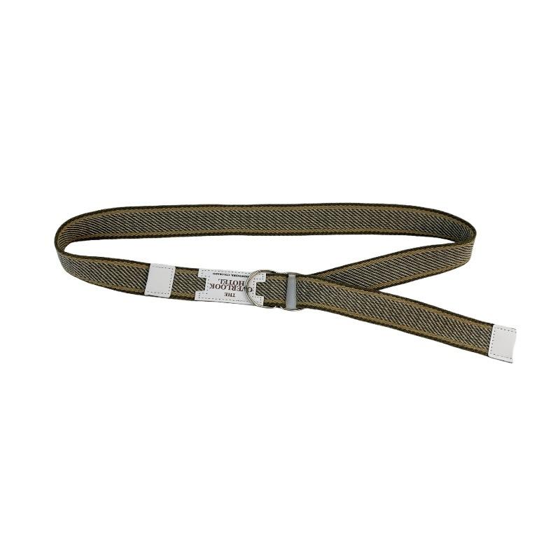 Spring Canvas Belt Women'S Style Denim With Casual No-Punch Student Belt N