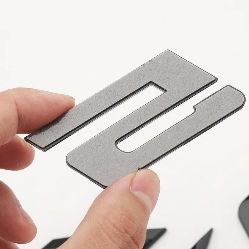 3D ABS Black Chrome Car Letters Rear Trunk Badge X6 Logo For BMW X6 Sticker Emblem X6 Lettering Accessories al2