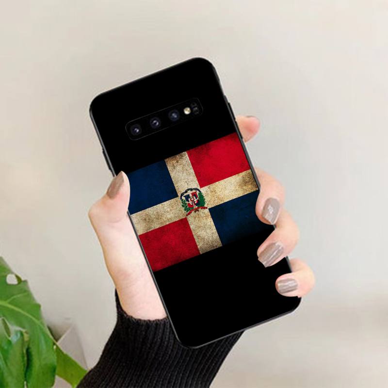 YNDFCNB Dominican Republic Flag Phone Case for Samsung A51 A30s A52 A71 A12 for Huawei Honor 10i for OPPO Vivo Y11 Cover