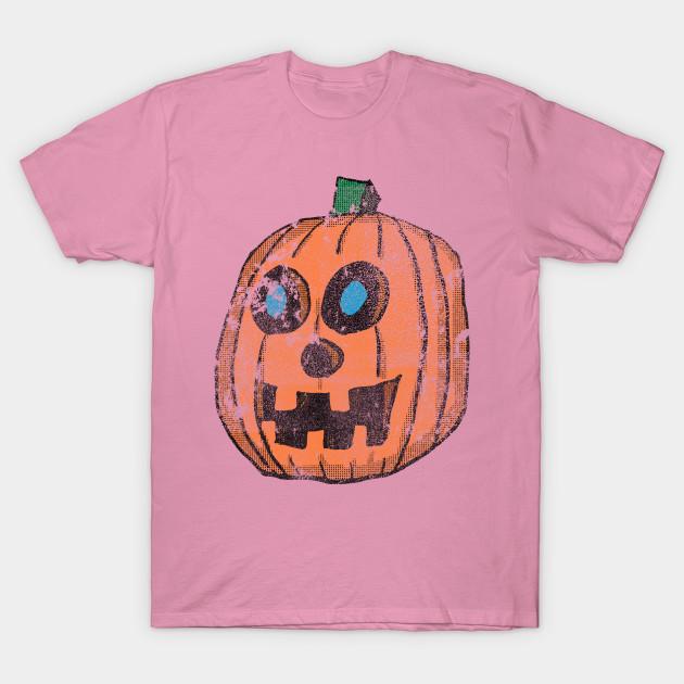 T-Shirt Damen Vintage Jackolantern Harajuku Print Kawaii T-Shirt Sommer Kurzarm Damen T-Shirt Top Tee