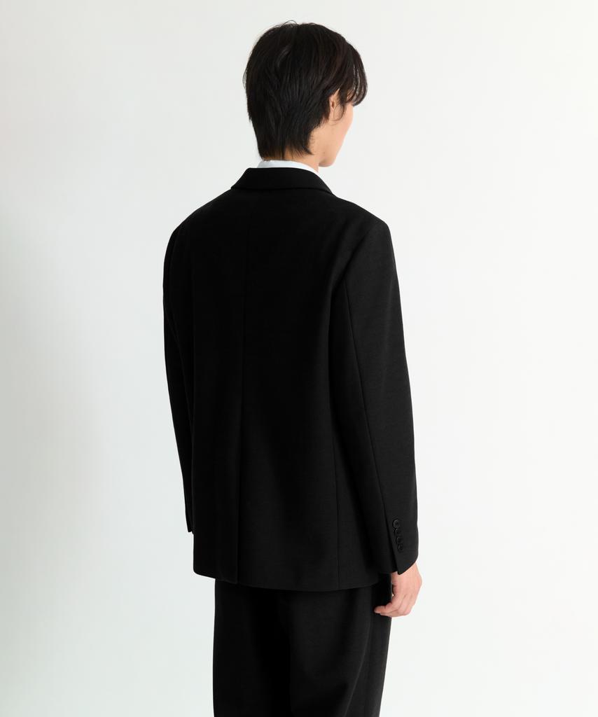 Nonblank Semi-Overfit Jersey Blazer_Black