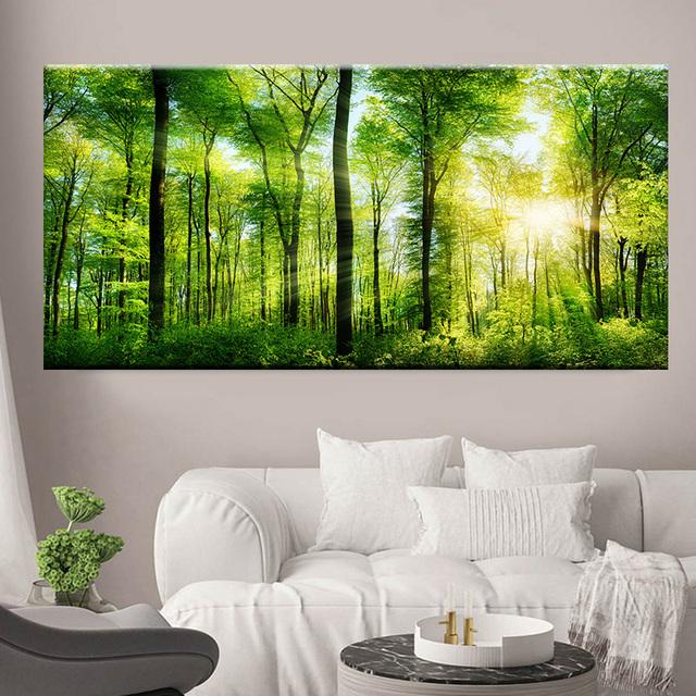 

Маки Квіти Плакати та принти Картини на полотні Пейзаж Настінні картини для вітальні Сучасний домашній декор Куадрос Без рамки 70x140cm No Frame