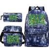 """Brasilien Vamos Brasilien" Mode Rucksack Anzug Student Lässig Fußballliebhaber Geschenk Damen Herren Lustige Umhängetasche Federmäppchen Rucksack Set"""