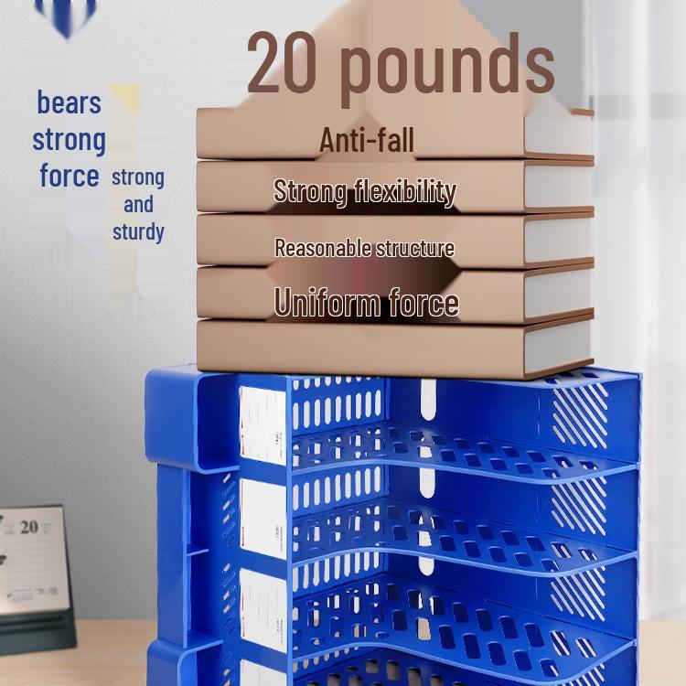 Desktop File Organizer and Bookend: A4 Bookstand, Bookshelf, and Storage Box