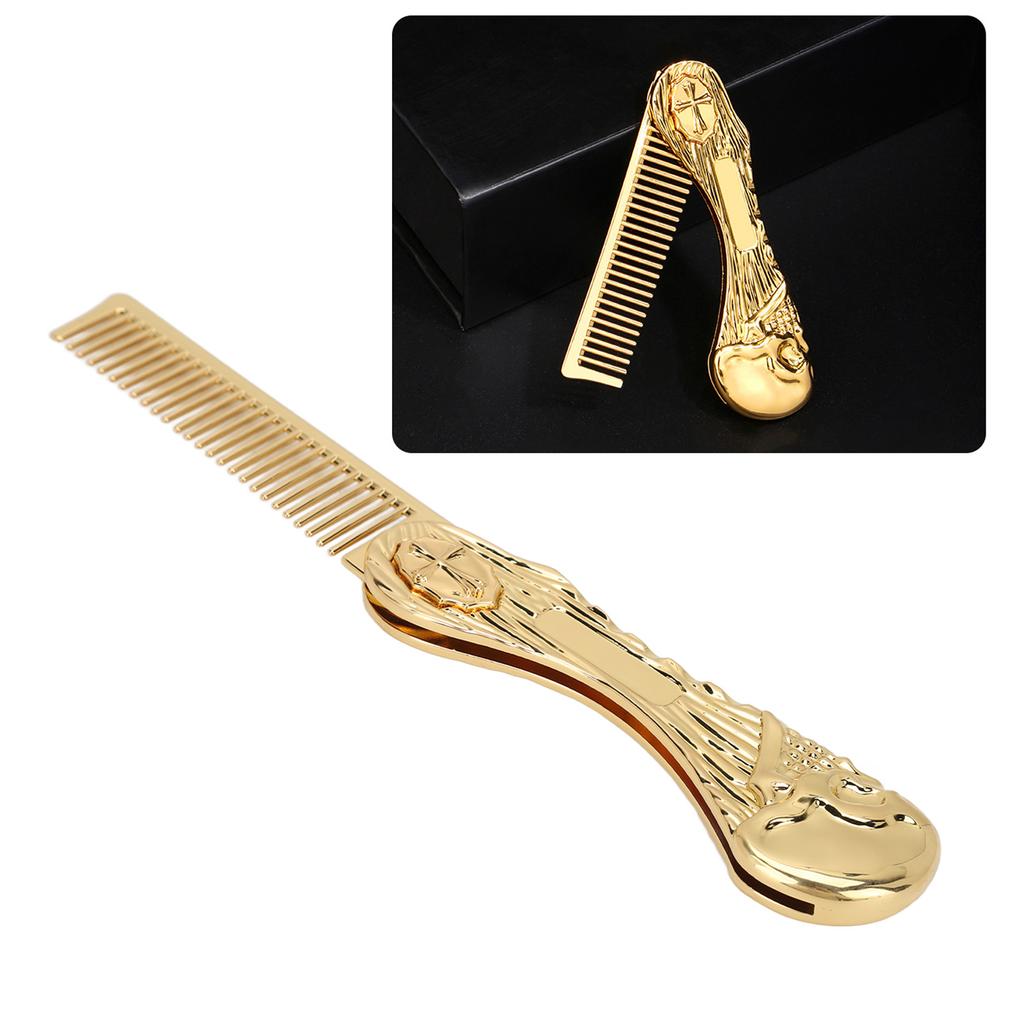 Foldable Hairstyling Brush Zinc Alloy Prevent Static   Oil Hair Comb Hairdressing Comb