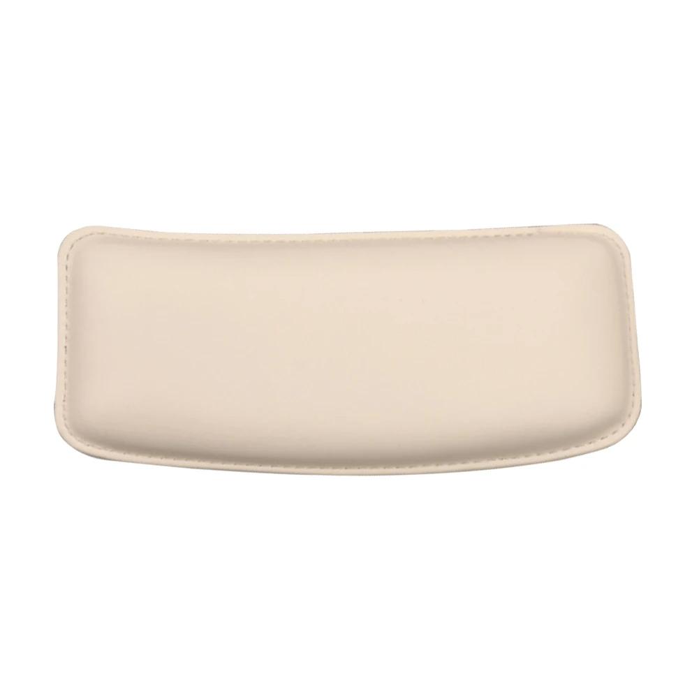 

Leather Knee Pad for Car Interior Pillow Comfortable Elastic Cushion Memory Foam Universal Thigh Support Accessories 18X8.2cm білий