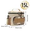 Tactical Lunch Box for Men Work Leak Proof Insulated Durable Beach Thermal Cooler Handbag Camping Picnic Square Pouchs Lightweight to Carry