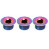 3pcs M20 Crank Cover Screws Rustproof Corrosion Resistant Aluminum Alloy Bike Crank Cover Screws for Mountain Bike