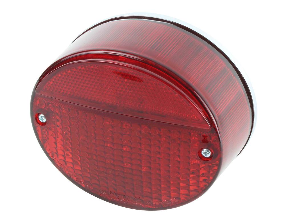 POSH FAITH 031290-LR-10 Motorcycle Supplies, Z2 Type Tail Lamp Unit (LED Type), Universal LED/Red Lens