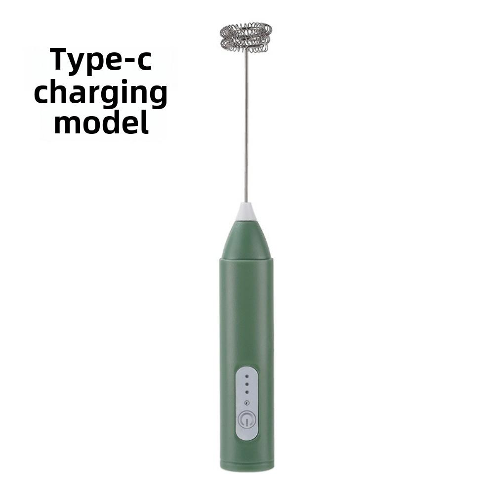 Kabelloser MINI Milchaufschäumer Elektrischer Handmixer Elektrischer Mini Kaffeebereiter Schneebesen Mixer mit USB für Cappuccino Creme