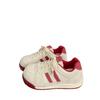 Versatile thick baseplate shoes women's 2026 autumn and winter new super fire inner height increase moral training shoes sports leisure bread shoes