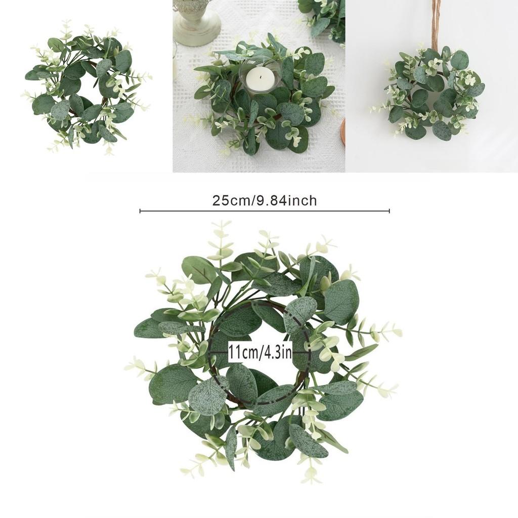 Faux Eucalyptus Garland Wedding Decor With Silk Screen Print For Home And Outdoor Use