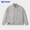 Men's Casual Woven Lapel Jacket