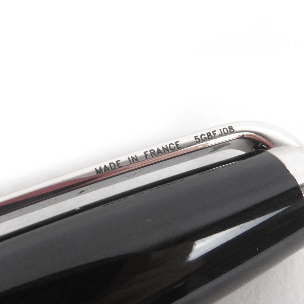 Pristine Dupont fountain pen Olympio Cap type Silver black 18K mens Used