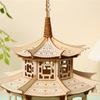 3D Wooden Octagonal Pavilion Puzzle: Classical Chinese Garden Mortise & Tenon Educational Toy