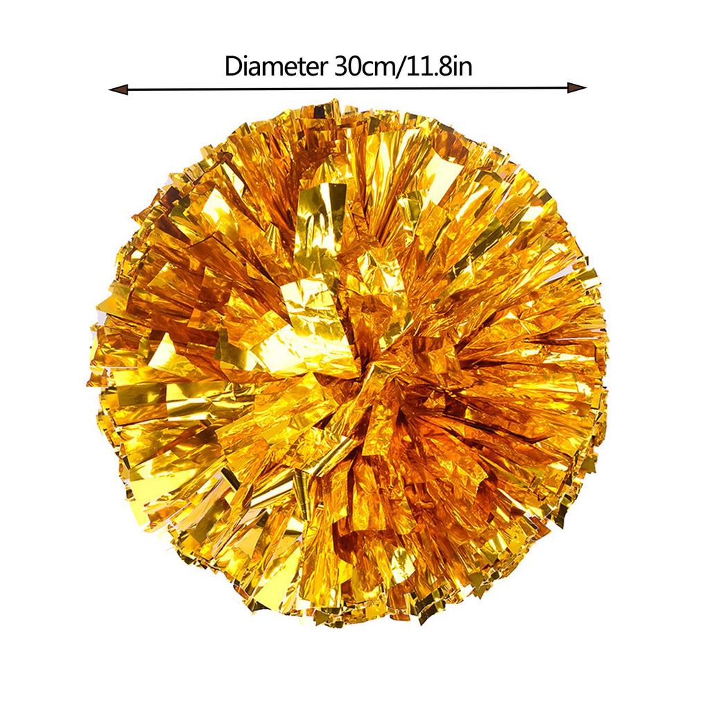 2 buc Pampoane majorete Culoare solidă Plus Pampoane groase Multicolor Pentru performanța echipei de majorete 30cm/11.8in Floare de catifea