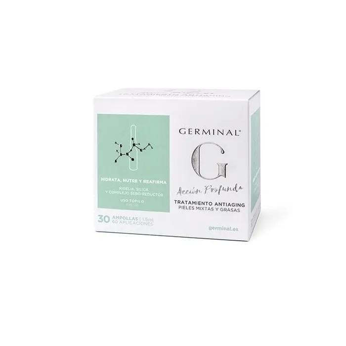 

Germinal Deep Action Anti-Aging для смешанной кожи и жиров 30 блистеров
