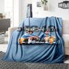 Football Messi Customize Text Blanket Lightweight Customizable Blanket Comfortable Versatile for Seaside Home Decor Livingroom Nap All-Season Use