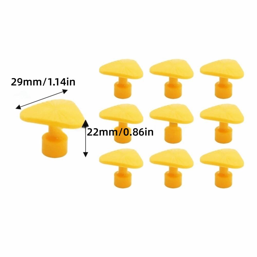 10Pcs Orange Auto Paintless Dent Repair Paintless Repair Glue Tabs Auto Maintenance